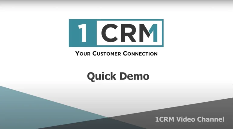1CRM Demo Thumbnail