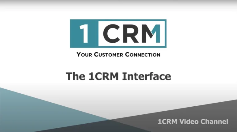 1CRM Interface Thumbnail