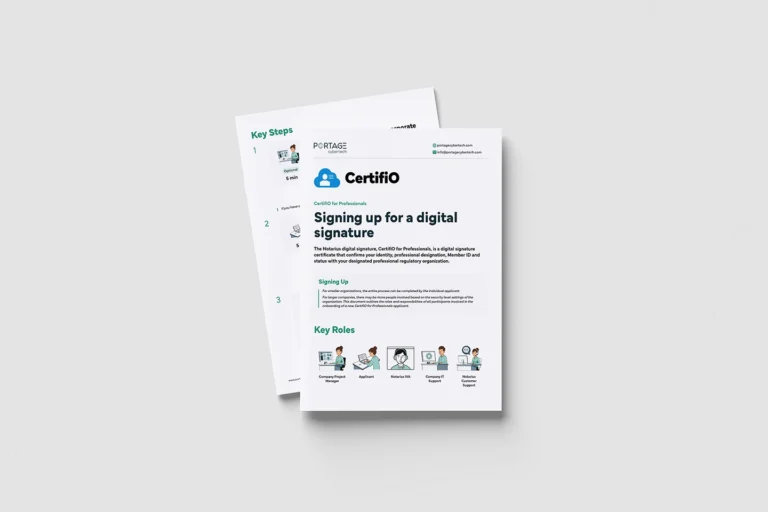 CertifiO - Signing up for a Digital Signature - Thumbnail Image