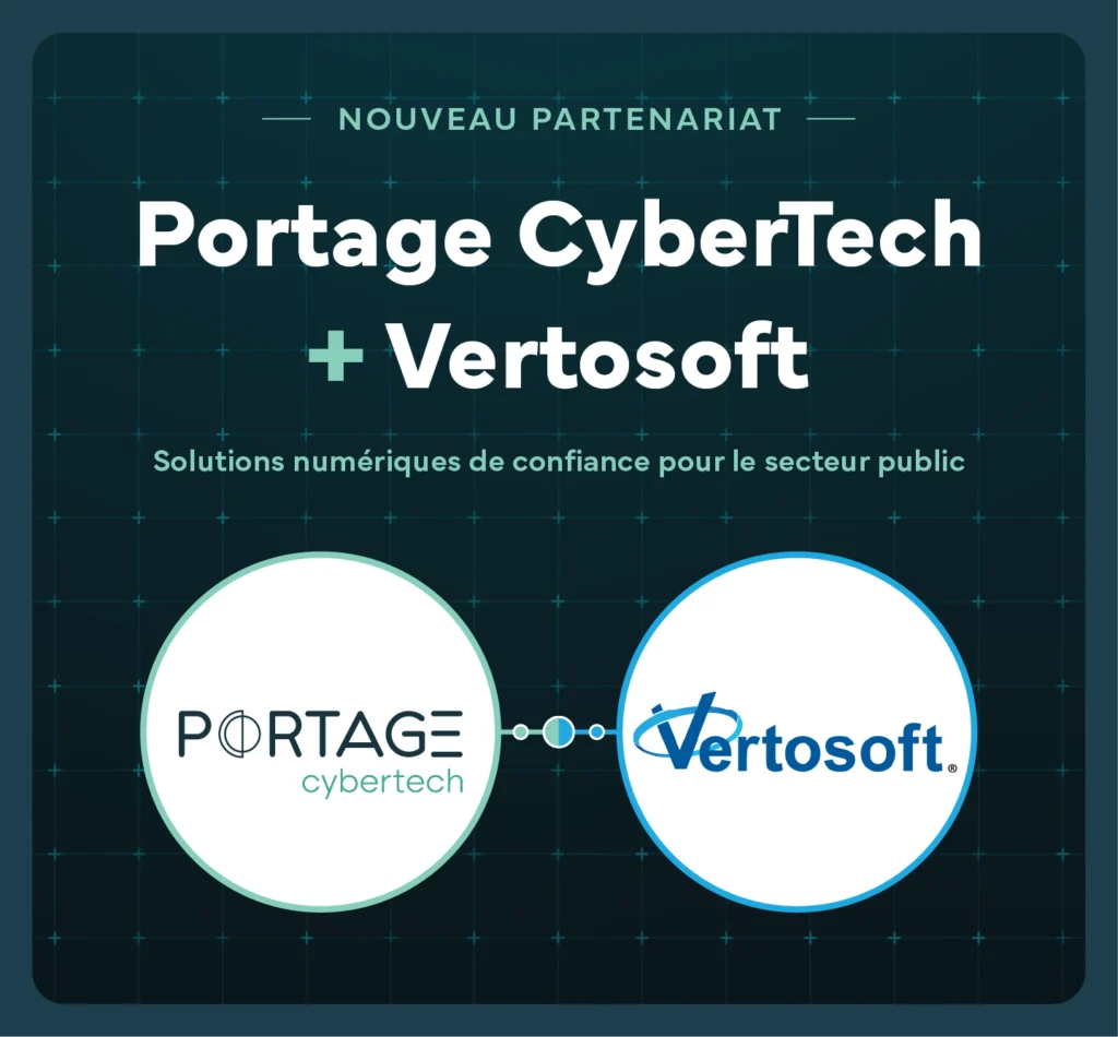 Vertosoft Partnership Announcement Featured Image - French version