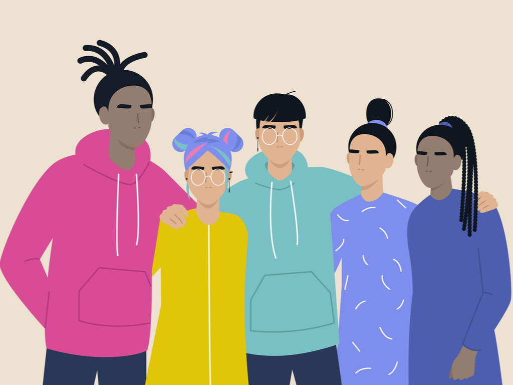 Image of a group of diverse people from all over the world.