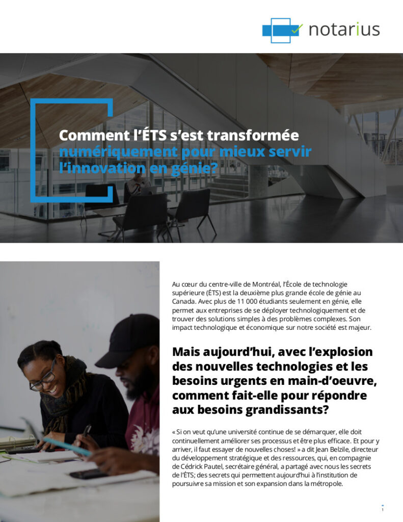 Ecole ingenierie ets