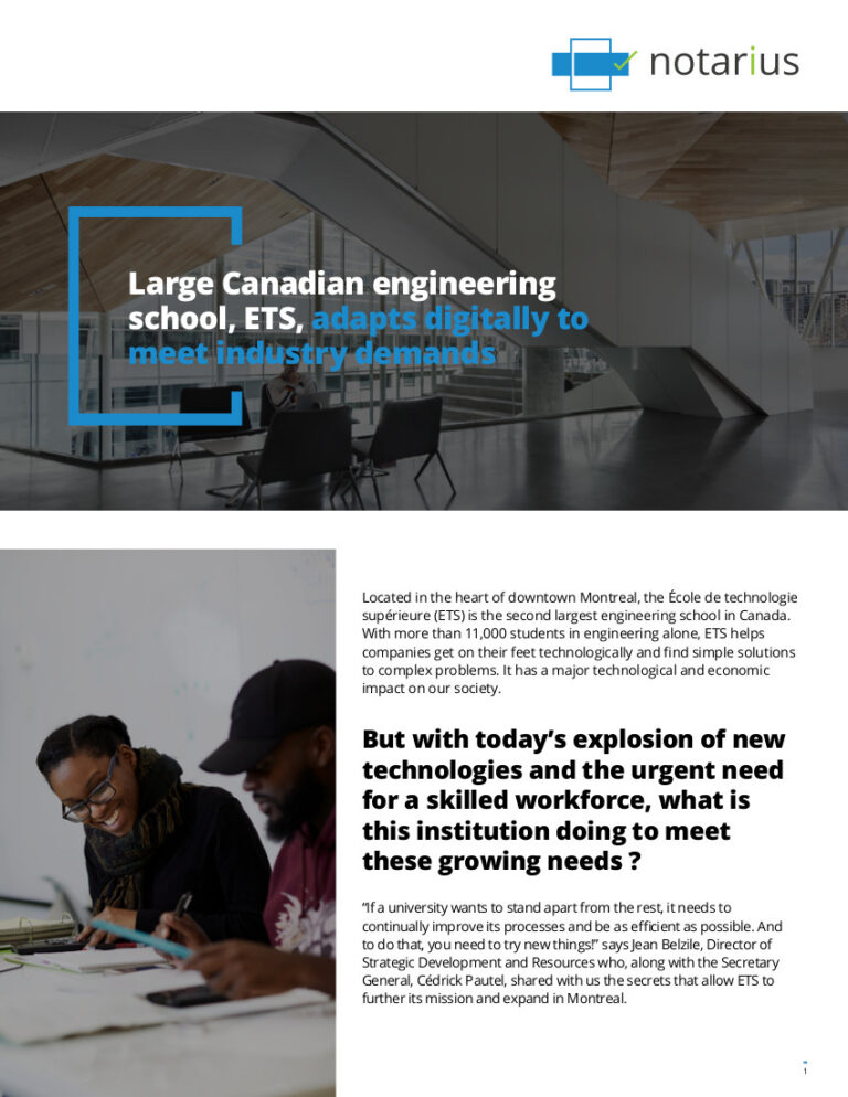 Ets engineering school