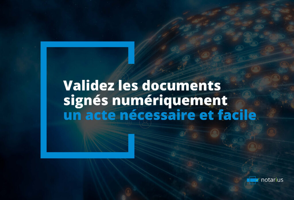 Valider vos documents